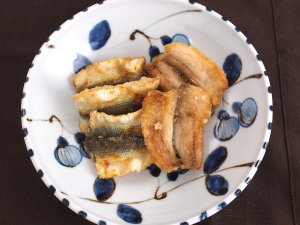 新子の唐揚げ