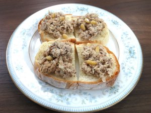 ゴマサバのリエット