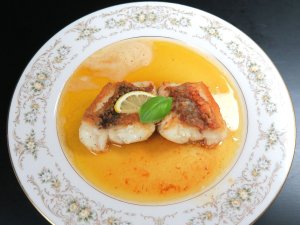 ヒブダイのムニエル