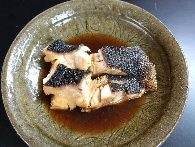 カンムリベラの煮つけ