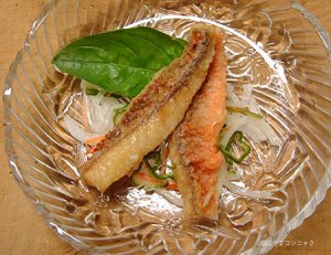 アカヒメジの唐揚げ