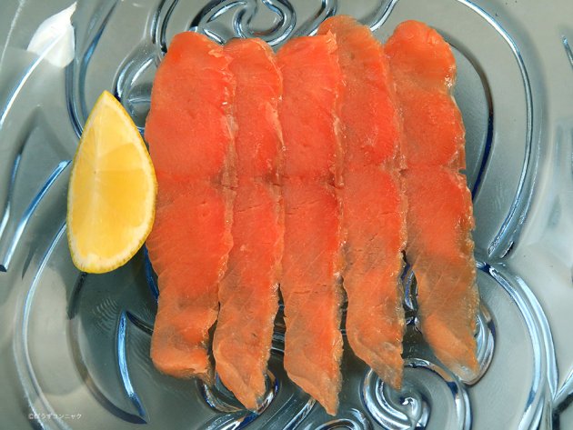 サーモントラウトのスモークサーモン