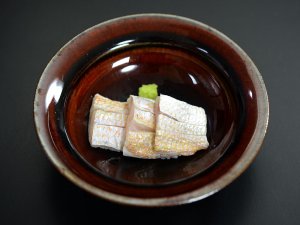 キビレアカレンコの酢じめ