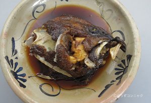 マダラハタの煮つけ