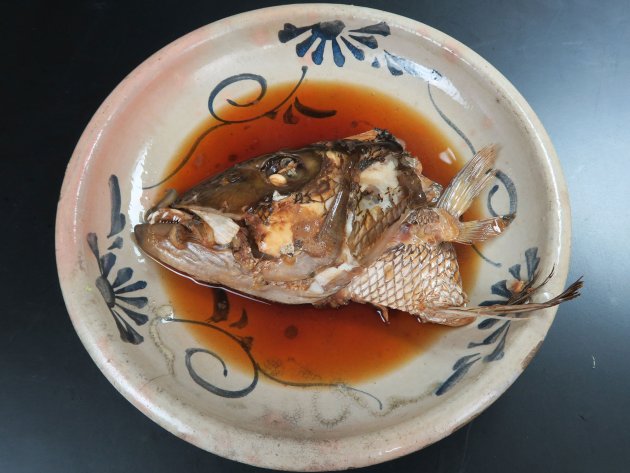 アオチビキの煮つけ