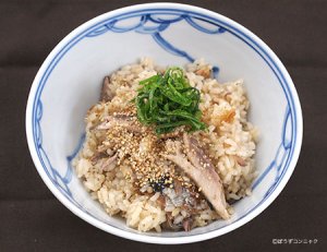 サンマの炊き込みご飯