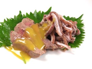 シイラの胃袋・肝の湯引き