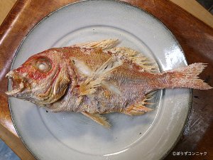 アカレンコの塩焼き