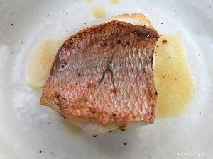 アカレンコのバター焼き