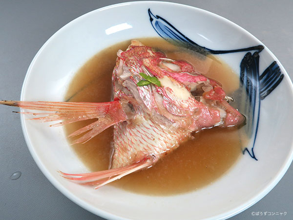 アカレンコの煮つけ