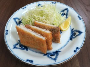 コガネシマアジのフライ