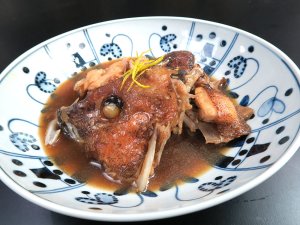 ホウセキハタの煮つけ