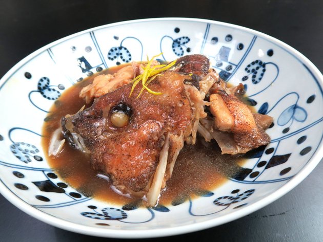 ホウセキハタの煮つけ