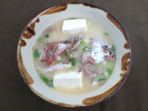 ハナミノカサゴのみそ汁