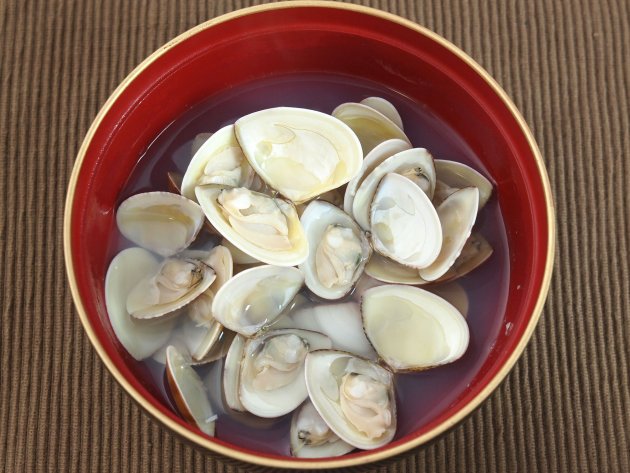 オキアサリのすまし汁