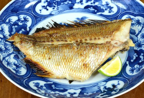 チダイの塩焼き