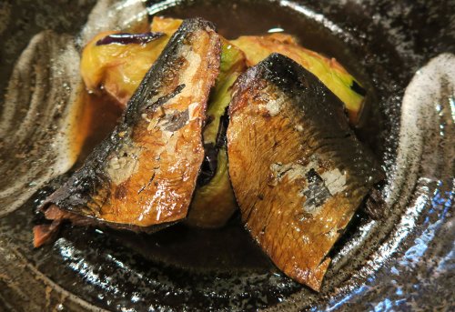 京都市西陣ゑびやの加茂なすとにしんのたいたん