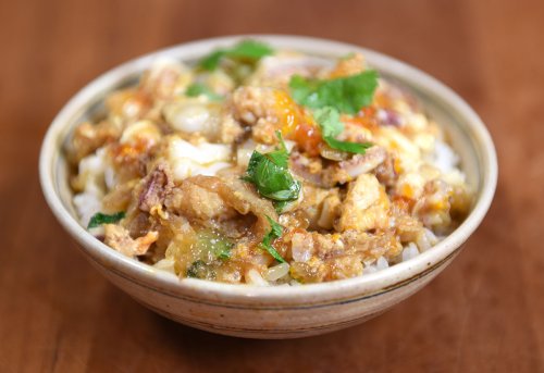 クリックで拡大表示 ヤリイカの親子丼
