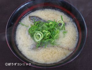 クリックで拡大表示 ウツセミカジカのみそ汁