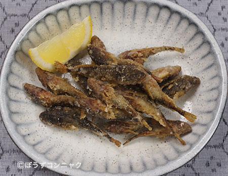 ウツセミカジカの唐揚げ