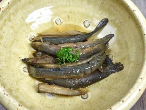 クリックで拡大表示 カラドジョウの煮もの