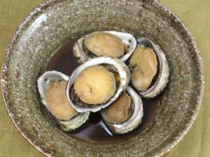 クリックで拡大表示 イボアナゴの酒蒸し