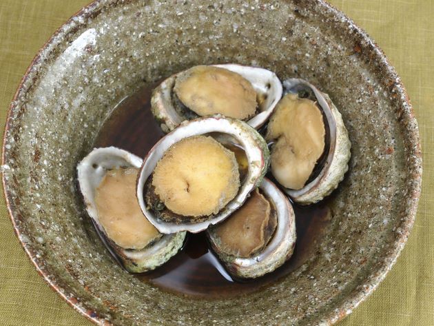 イボアナゴの酒蒸し