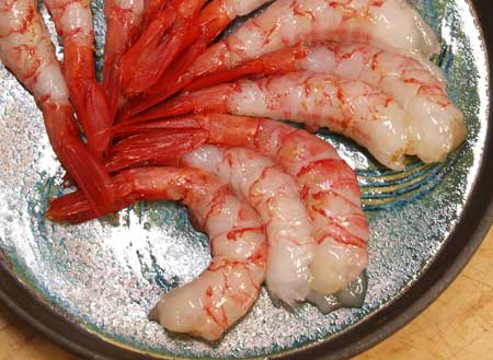 紅ぼたんのむき身