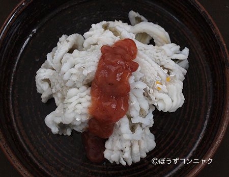 ゴテンアナゴの湯引き