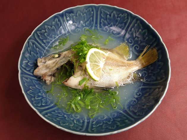 セトダイの酒塩煮