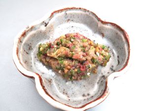 クリックで拡大表示 カタボシイワシのみそたたき