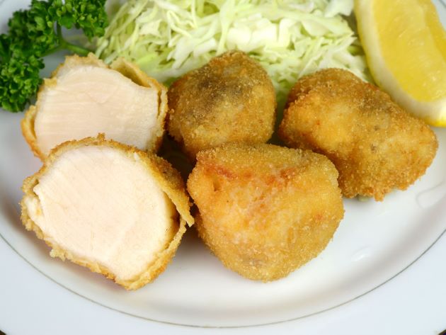 エゾキンチャクガイのフライ