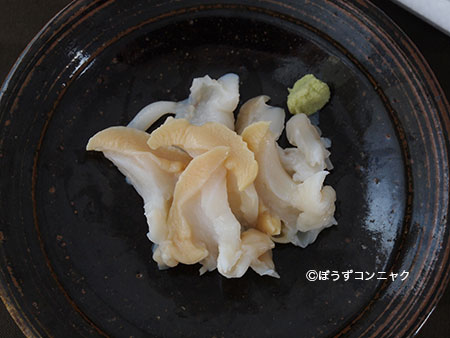 カシマナダバイの刺身