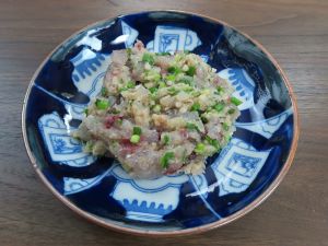 クリックで拡大表示 アヤトビウオのなめろう