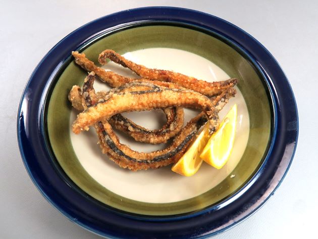 コモンカスベの唐揚げ
