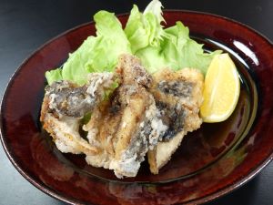 クリックで拡大表示 ギンザメの唐揚げ