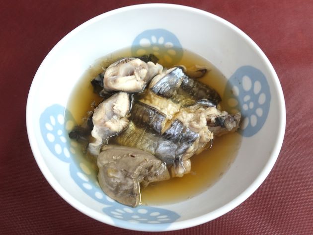 ギンザメの煮つけ