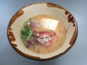 クリックで拡大表示 ウミヒゴイのみそ汁