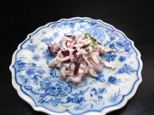 クリックで拡大表示 タチウオのセビチェ