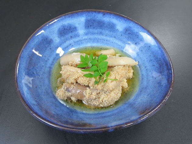 タチウオの真子の煮つけ