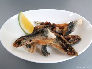 クリックで拡大表示 オニアジの唐揚げ