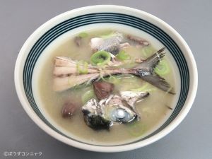 クリックで拡大表示 オニアジのみそ汁