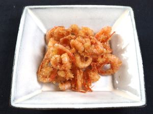 クリックで拡大表示 ヒメアマエビの唐揚げ