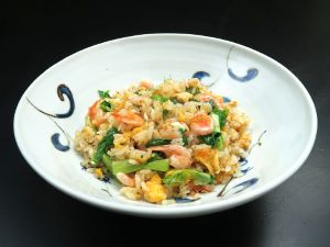 クリックで拡大表示 ヒメアマエビのチャーハン