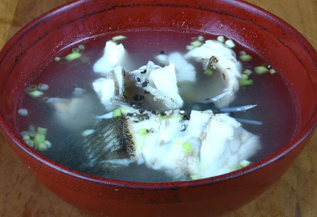 ホウキハタの潮汁