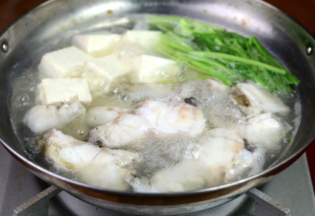 ホウキハタのちり鍋