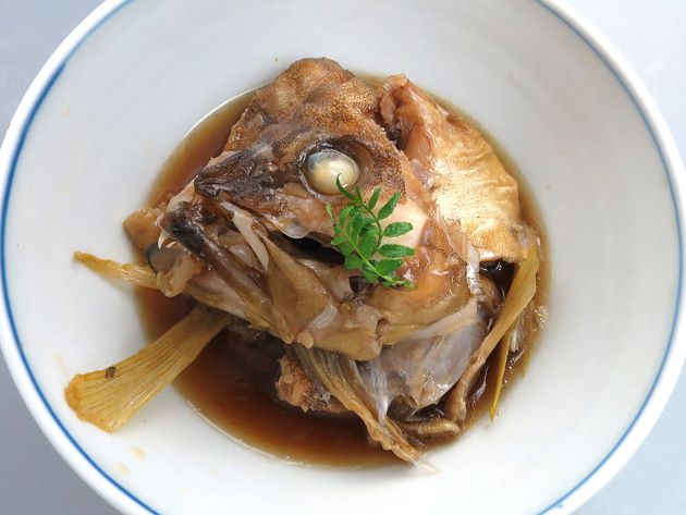 ホウキハタのあら煮