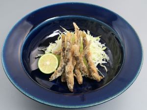 ドジョウの唐揚げ