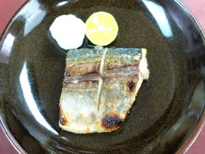 クリックで拡大表示 アカアジの塩焼き