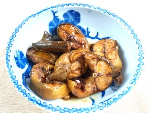 クリックで拡大表示 ナマズのすっぽん煮